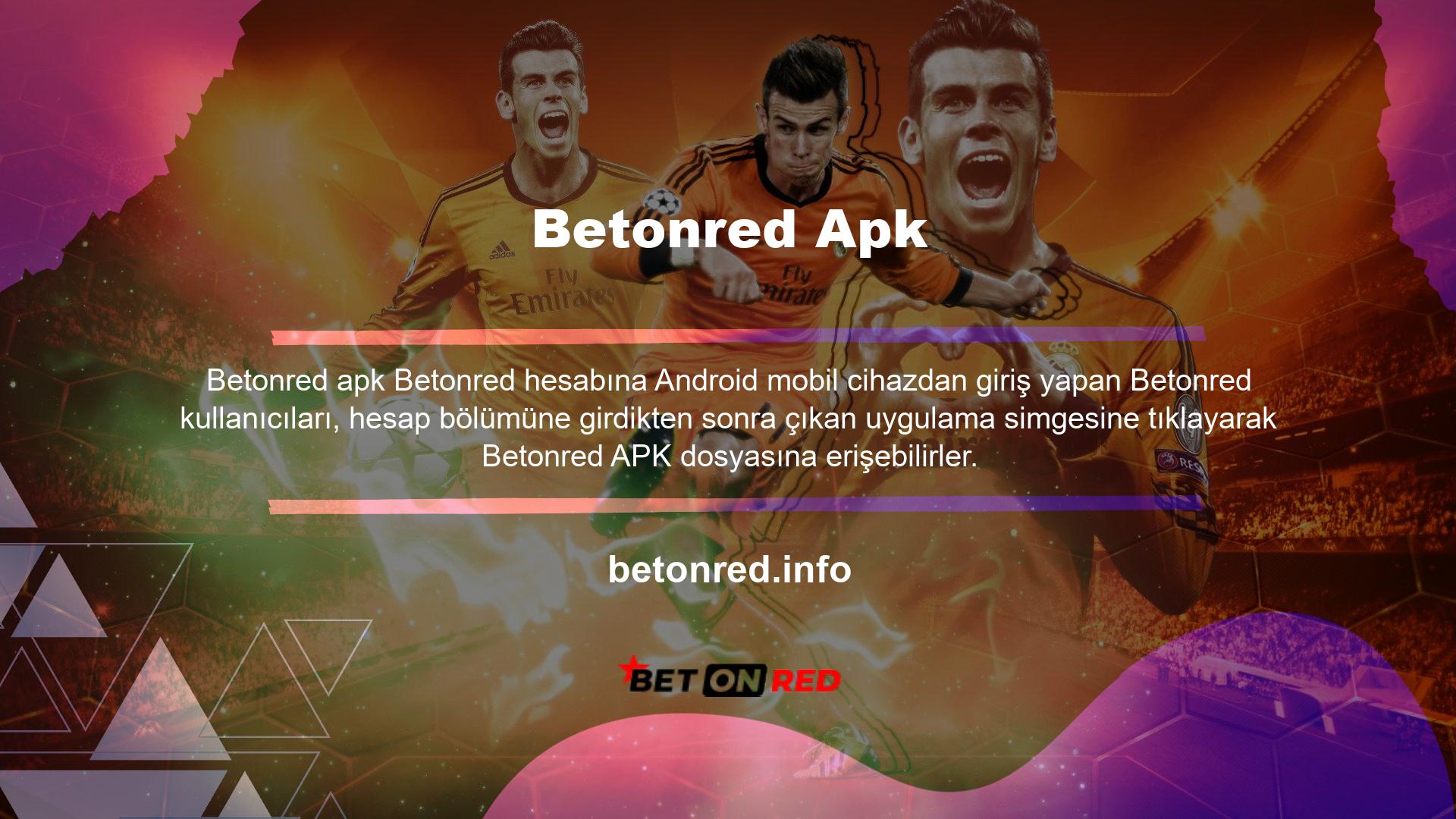Betonred Apk dosyasını cihazlarına indirmiş olan kullanıcılar, bu dosyayı yükleyecek ve ardından resmi Betonred Android uygulamasını cihazlarına yükleyecektir